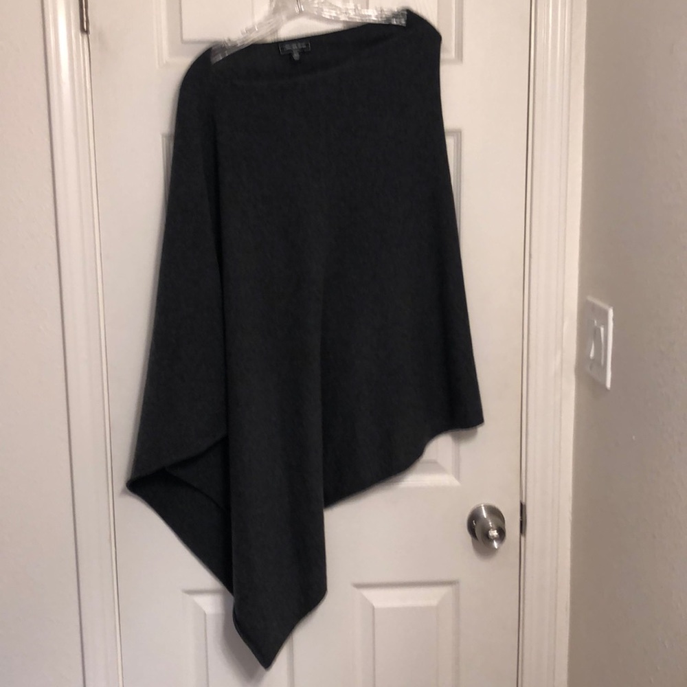 Gray Cashmere Poncho - Never Worn